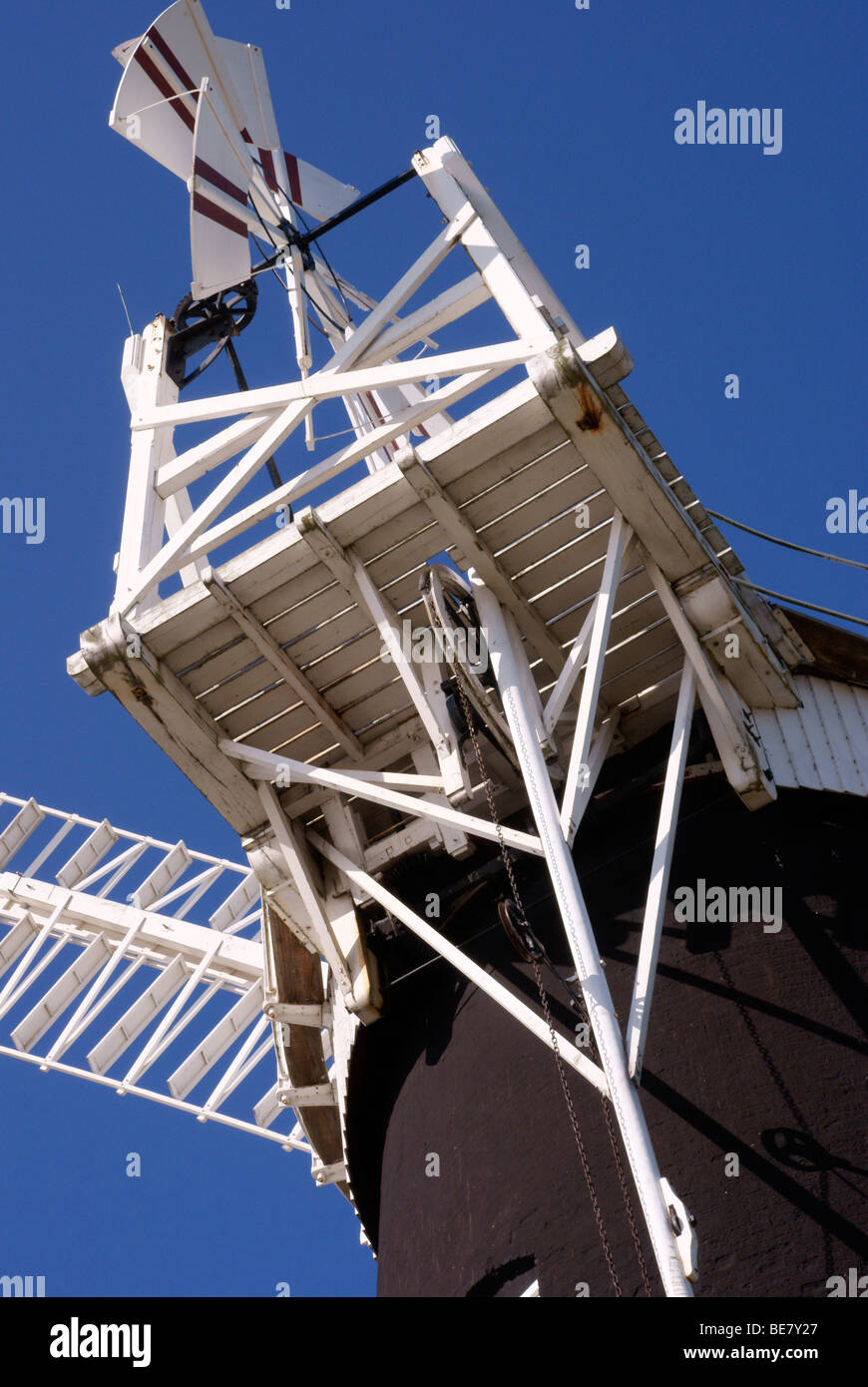 Bracci Berney Windmill ventola dettagli della coda Foto Stock