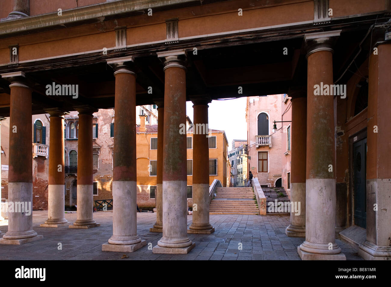 Vista di Campo de la Chiesa, Venezia, Italia e Europa Foto Stock