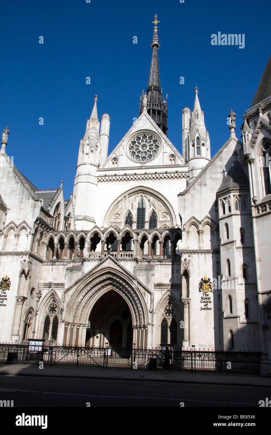 Royal Courts of Justice Strand Londra Foto Stock