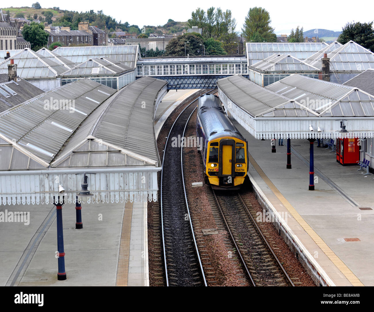 Stirling stazione ferroviaria, Stirling, Scozia, Regno Unito. Foto Stock