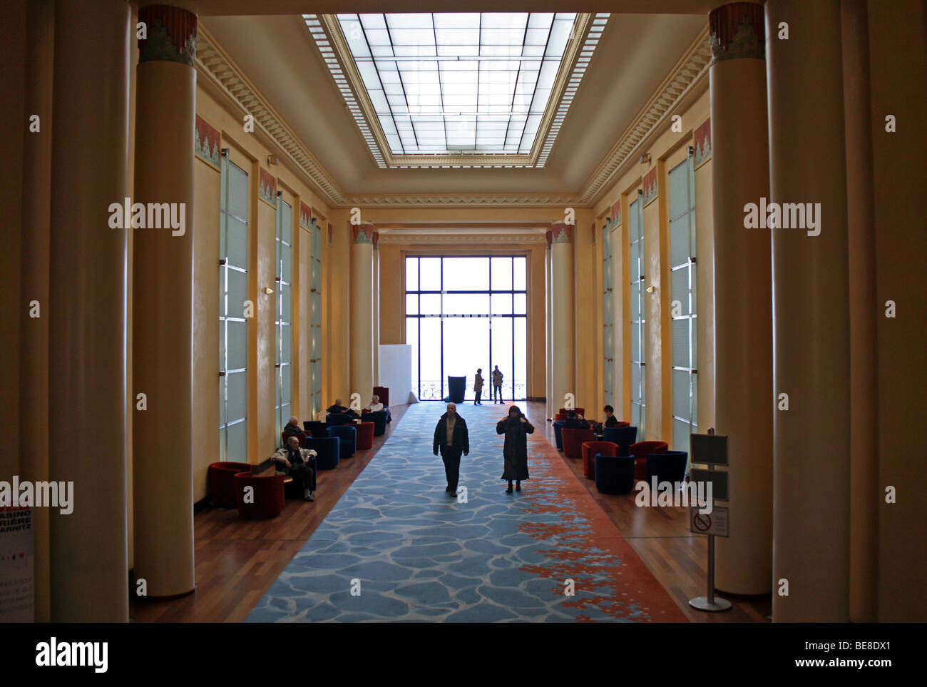 L'interno dell'nello stile Art Deco casinò di Biarritz, nel sud-ovest della Francia. Il casinò è stato costruito nel 1901. Foto Stock