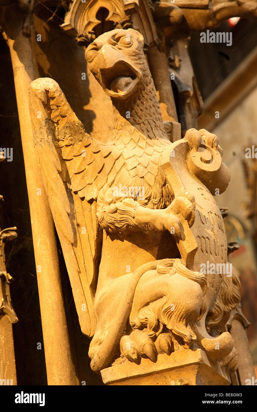 SAINT-ETIENNE CATTEDRALE METZ Foto Stock