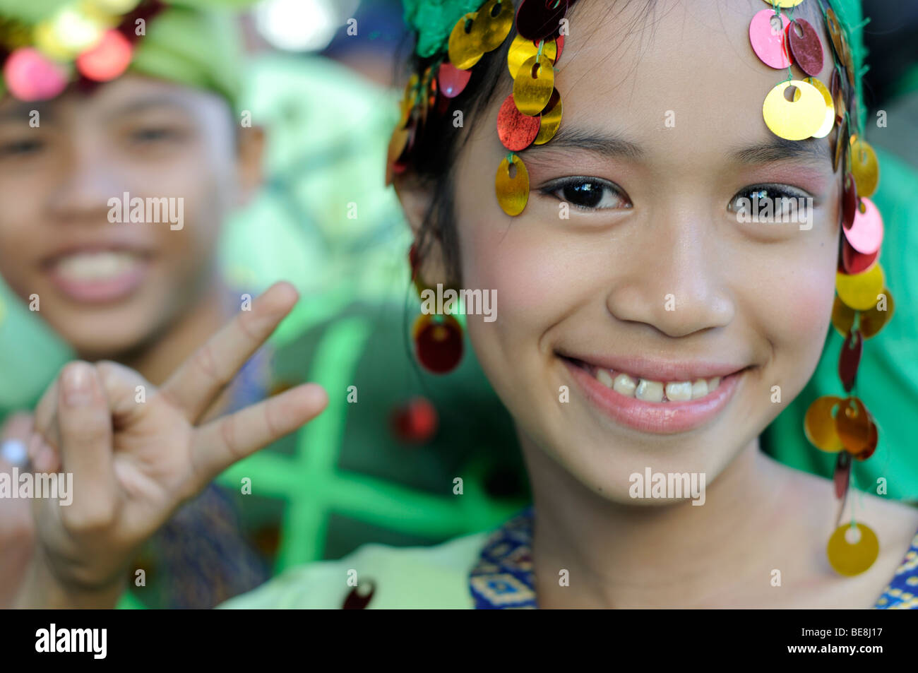 Festival kadayawan davao city davao del norte filippine Foto Stock