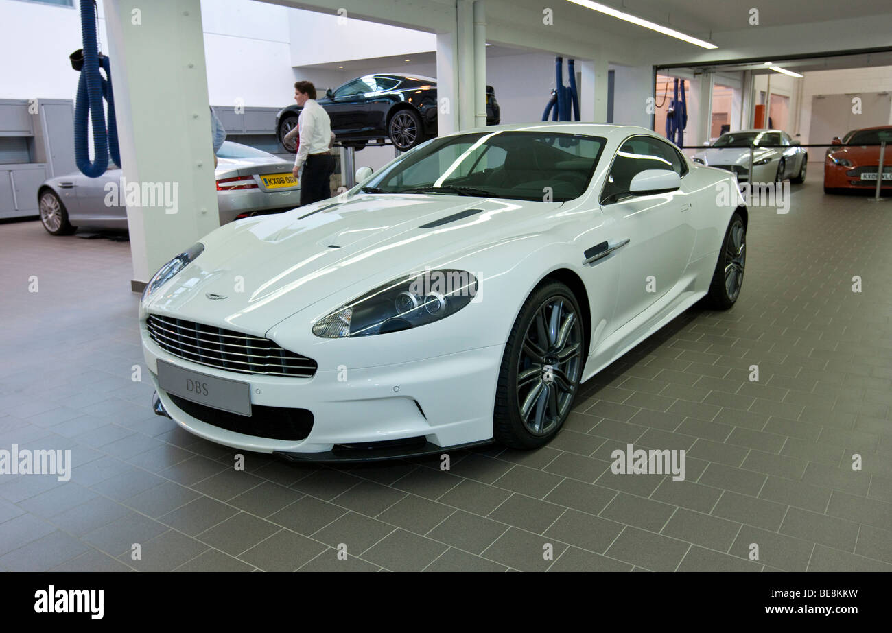 Aston Martin DBS, Aston Martin Test Center, Nuerburgring race track, Renania-Palatinato, Germania, Europa Foto Stock