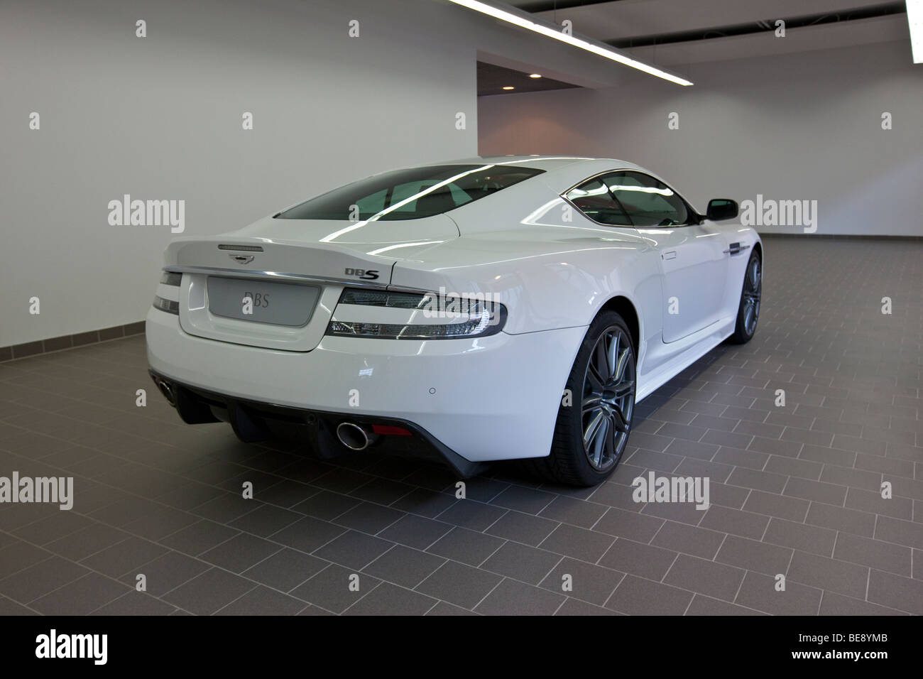 Aston Martin DBS, Aston Martin Test Center, Nuerburgring race track, Renania-Palatinato, Germania, Europa Foto Stock