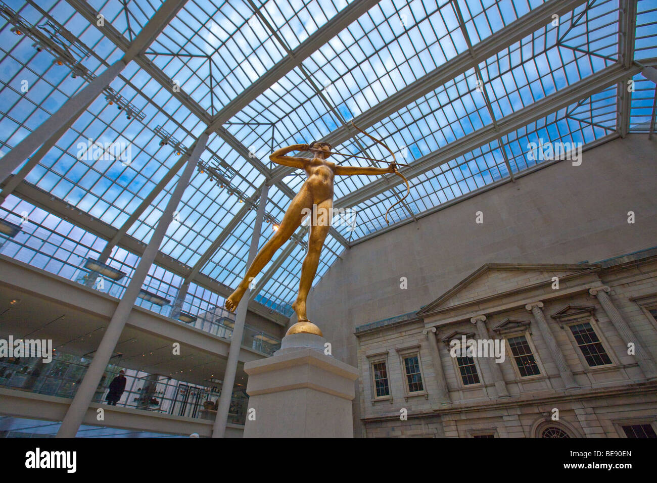 Charles Engelhard corte in American ala del Metropolitan Museum of Art di New York Foto Stock