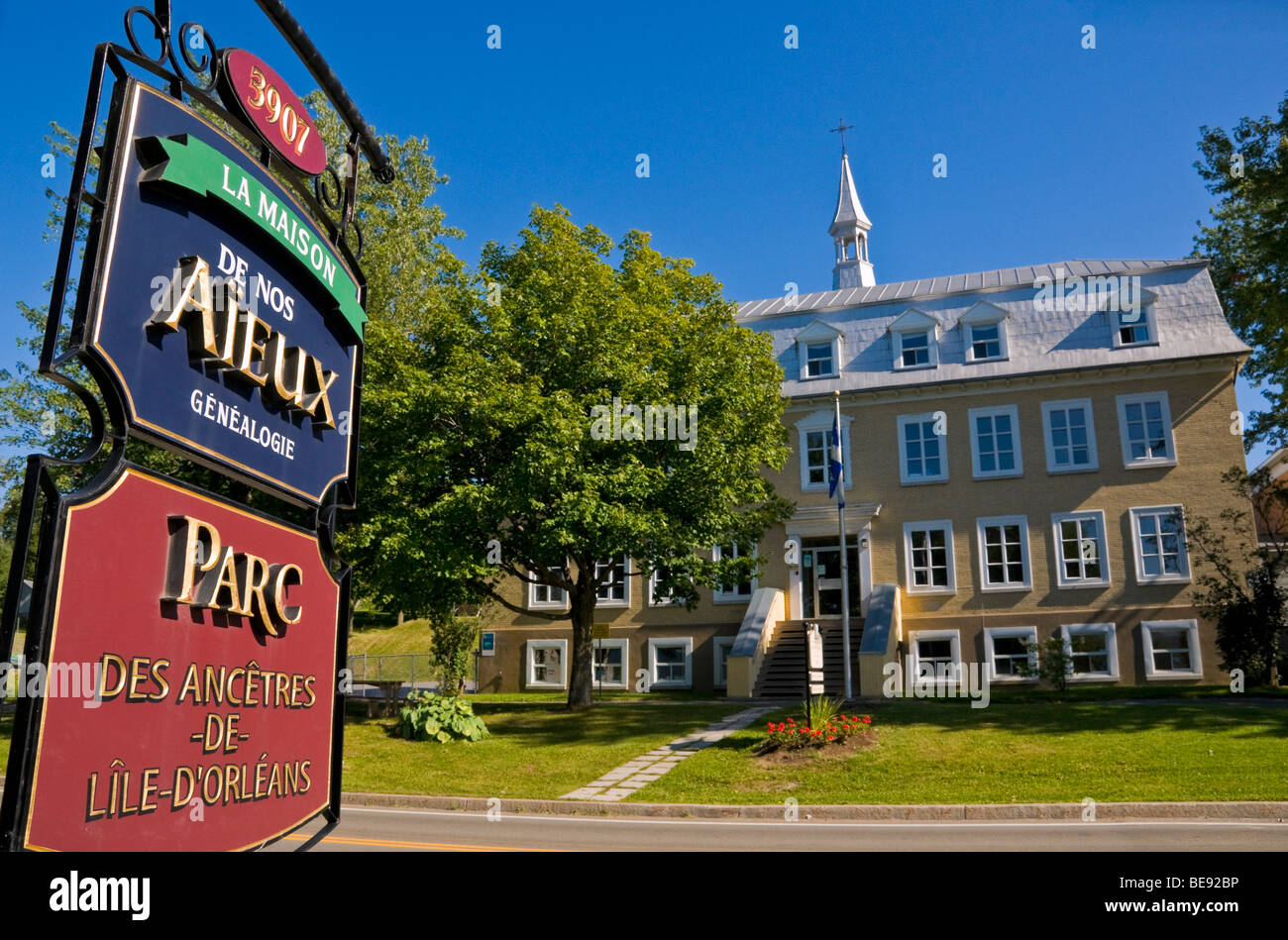 Sainte Famille Ile d'orleans provincia del Québec Foto Stock