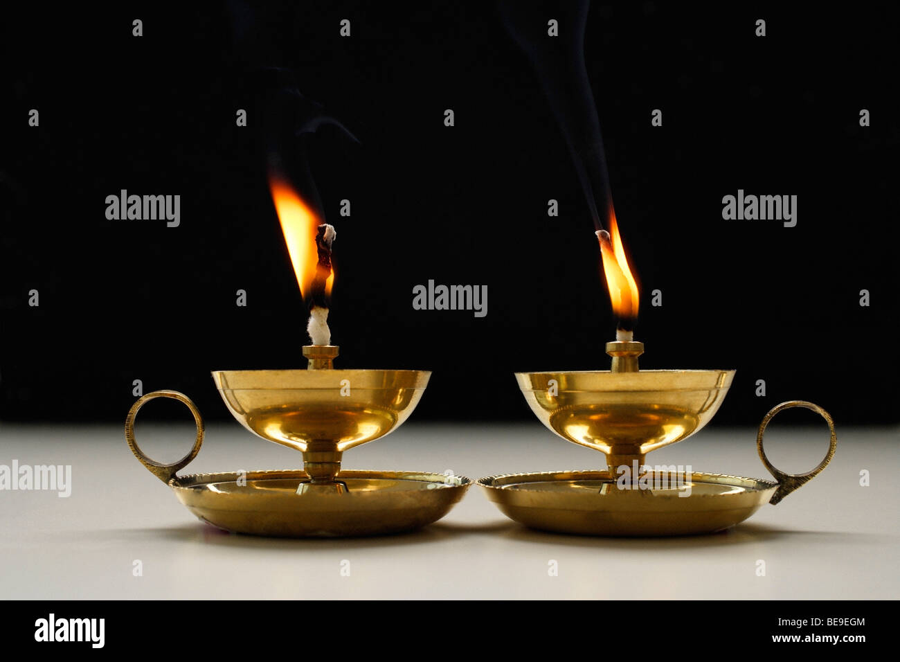 Indian lampade a olio Foto Stock