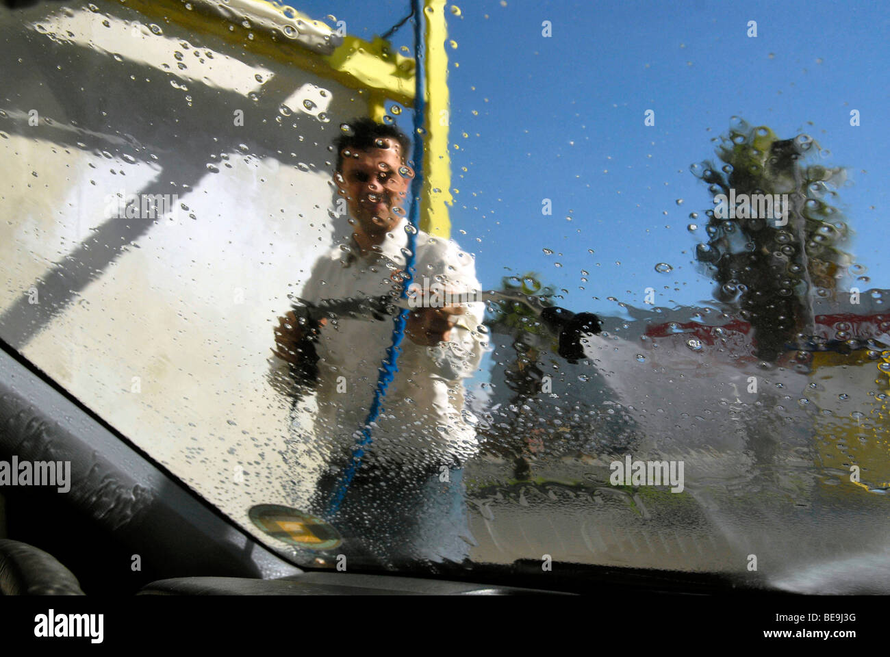 Lavaggio dell'automobile Foto Stock