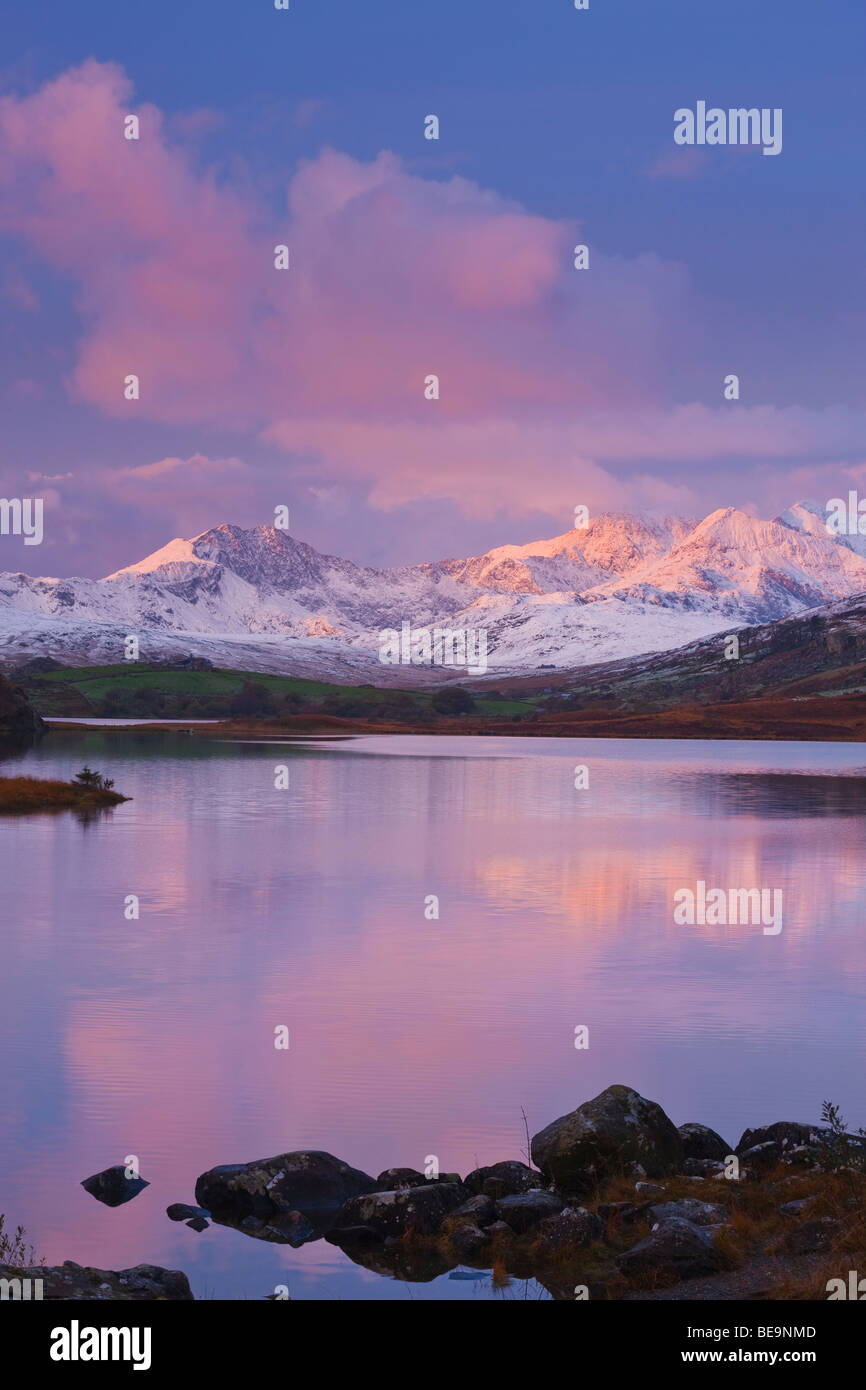 Llynnau Mymbyr Capel Curig Conwy Wales Foto Stock