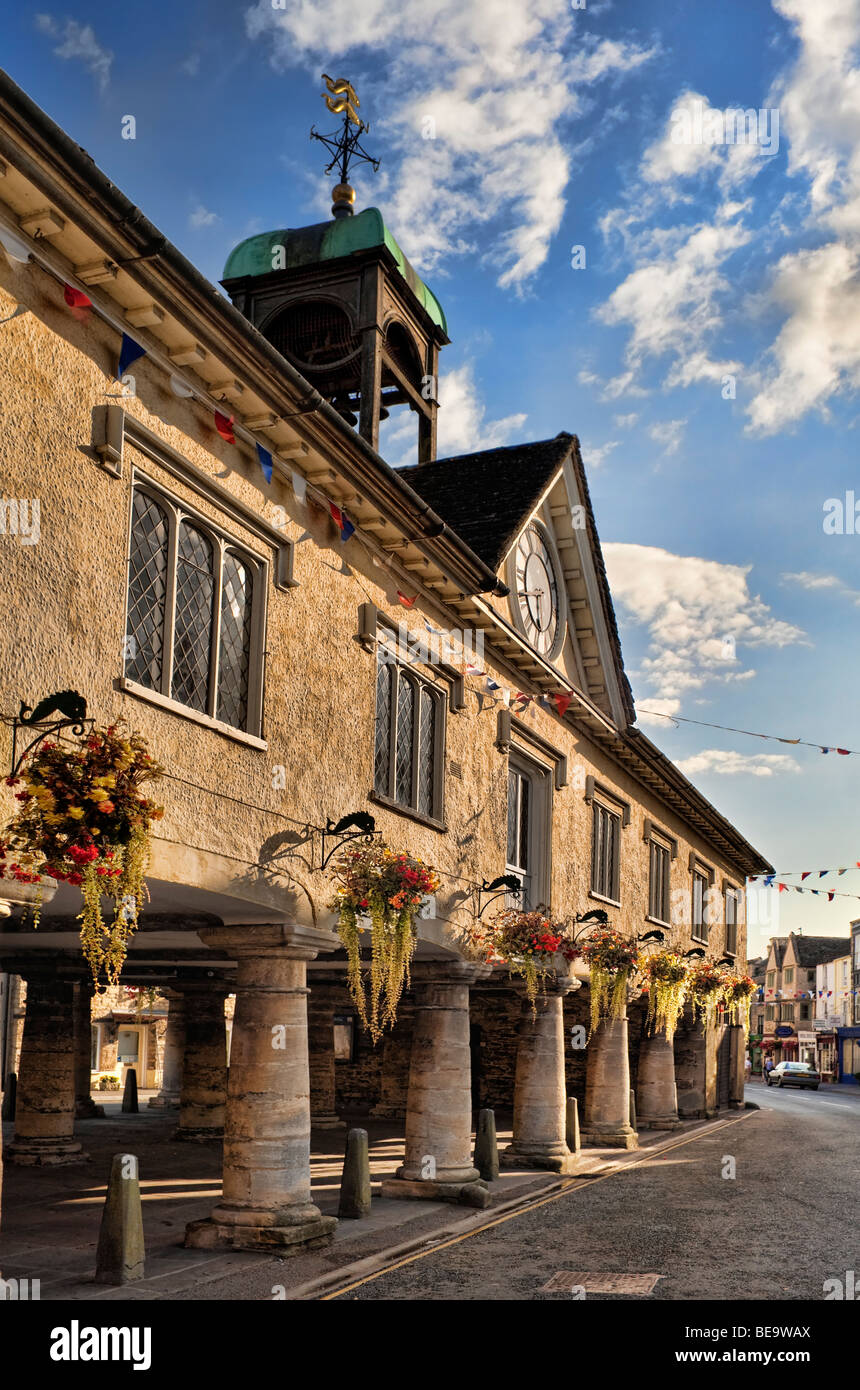 Tetbury Gloucestershire del xvii secolo sala del mercato Foto Stock