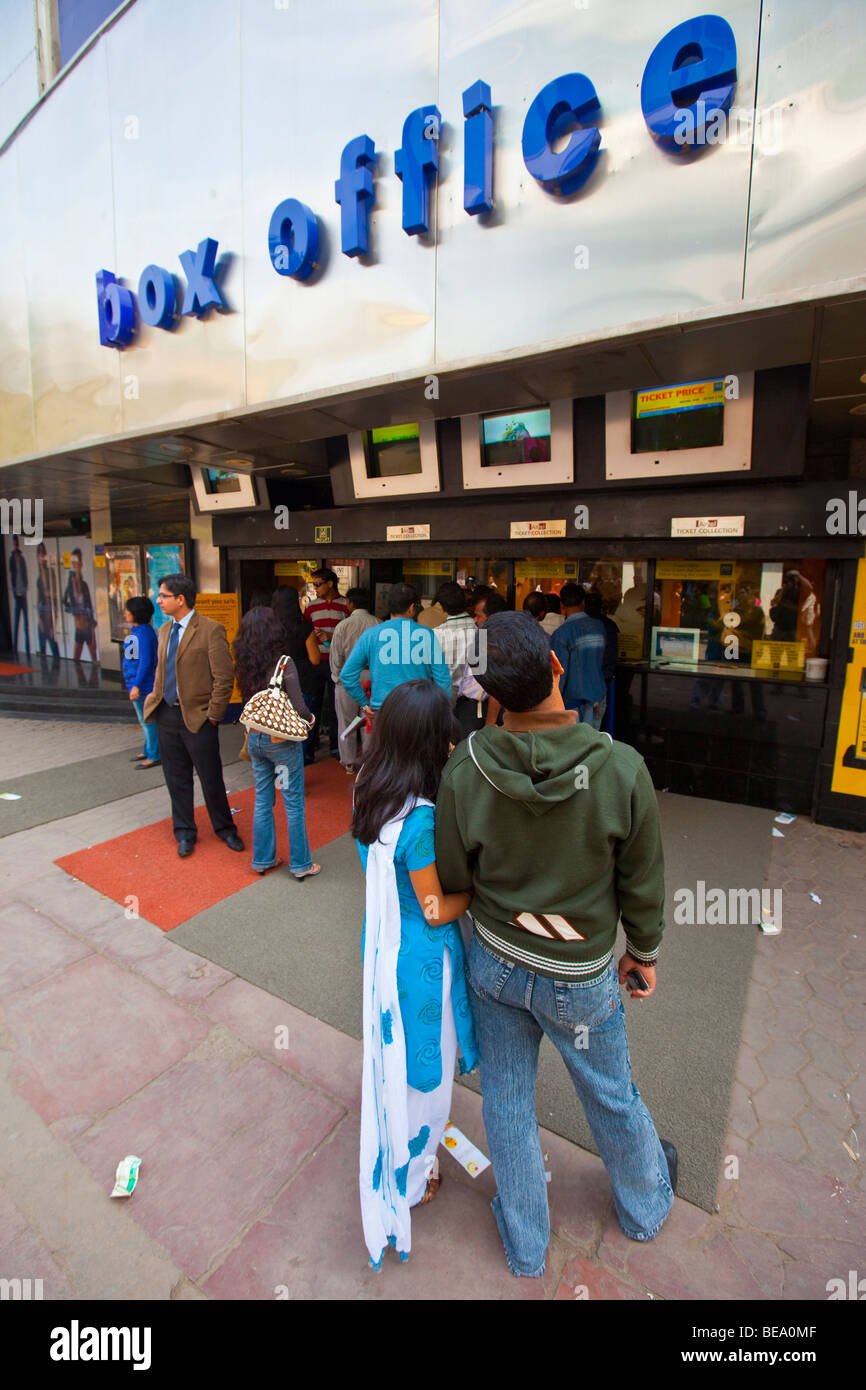 Indian Movie Theater in Delhi India Foto Stock