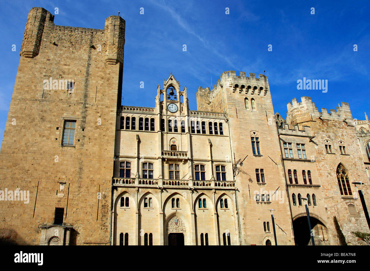 Narbonne (11): il 'Palais des archevêques' palace Foto Stock