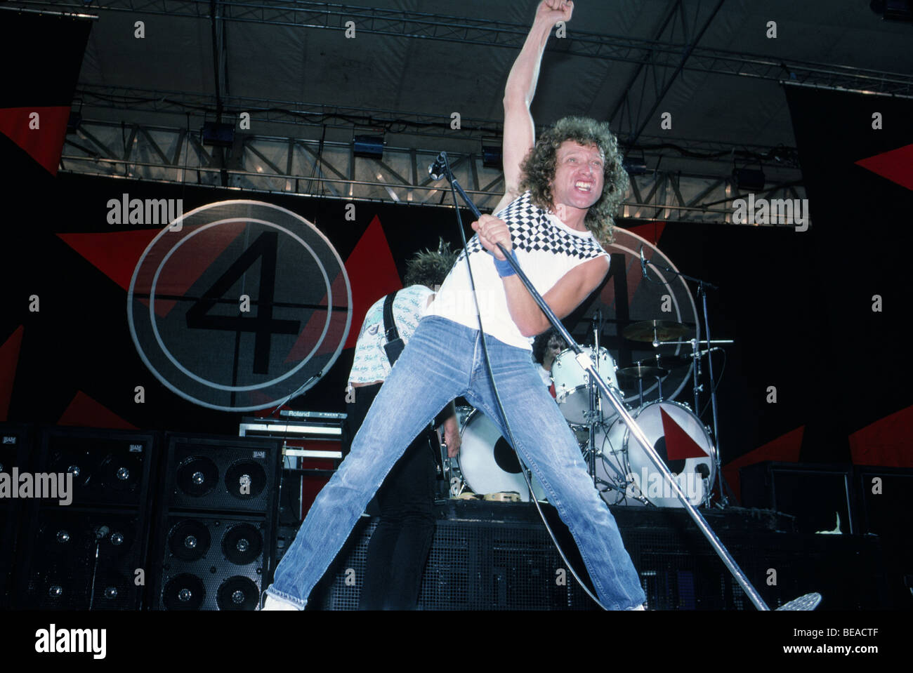 Straniero - Anglo-americano del gruppo rock con Lou Gramm sulla voce Foto Stock