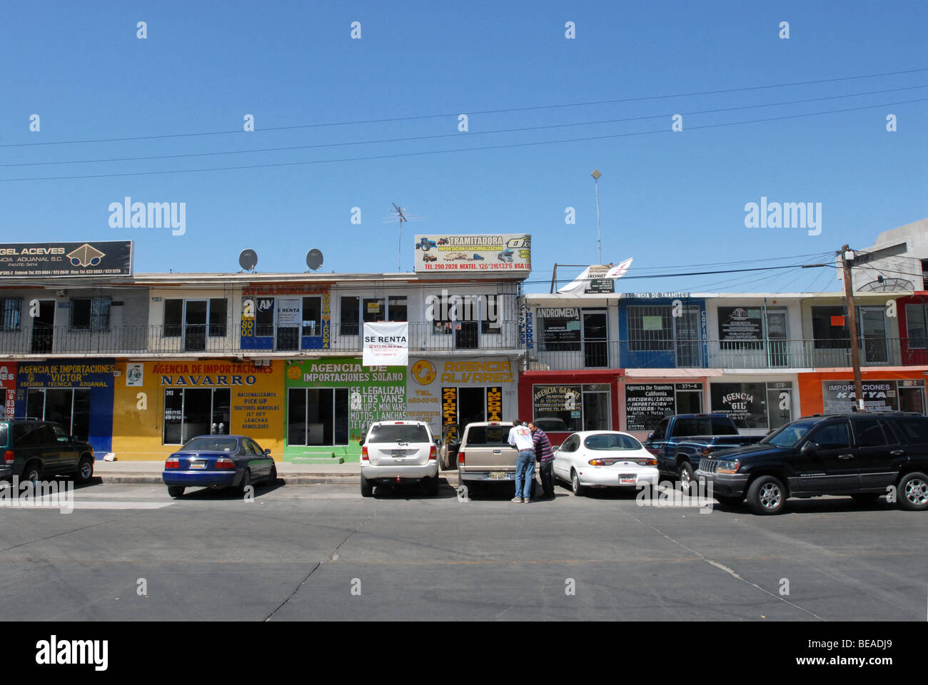 Negozio di fronte, Tijuana, Messico Foto Stock