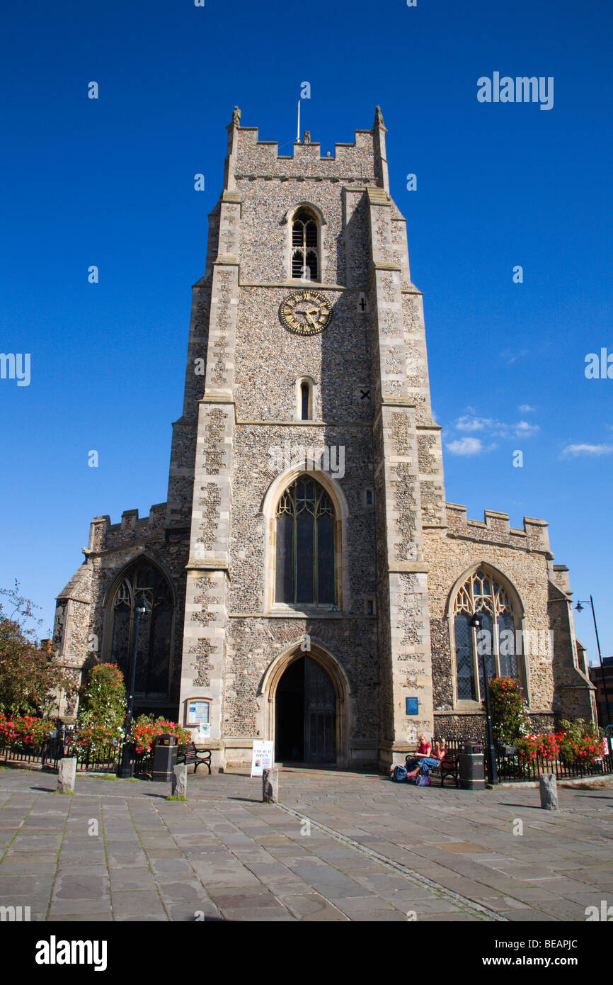 Chiesa di St Peters Sudbury Suffolk in Inghilterra Foto Stock