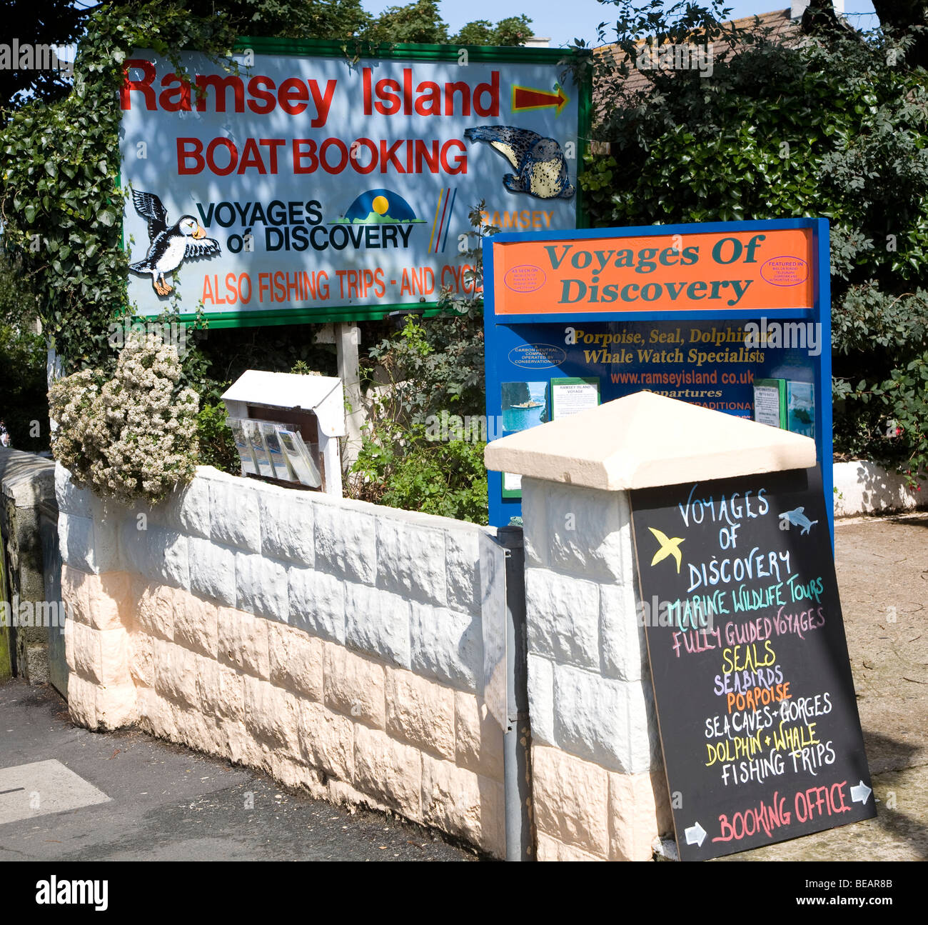 Gite in barca St Davids Pembrokeshire Wales Foto Stock