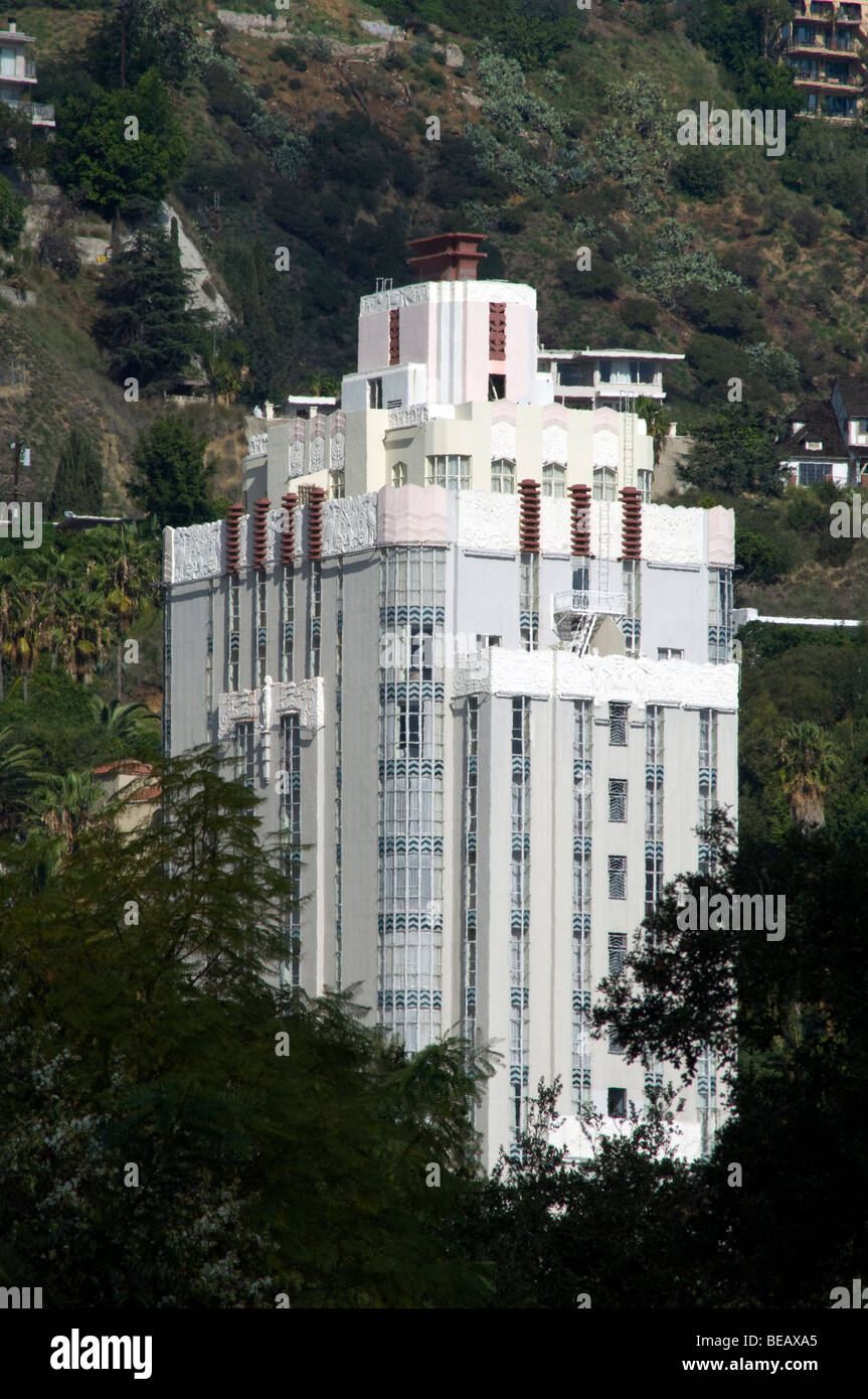 L'art deco Sunset Tower Hotel in West Hollywood, CA Foto Stock