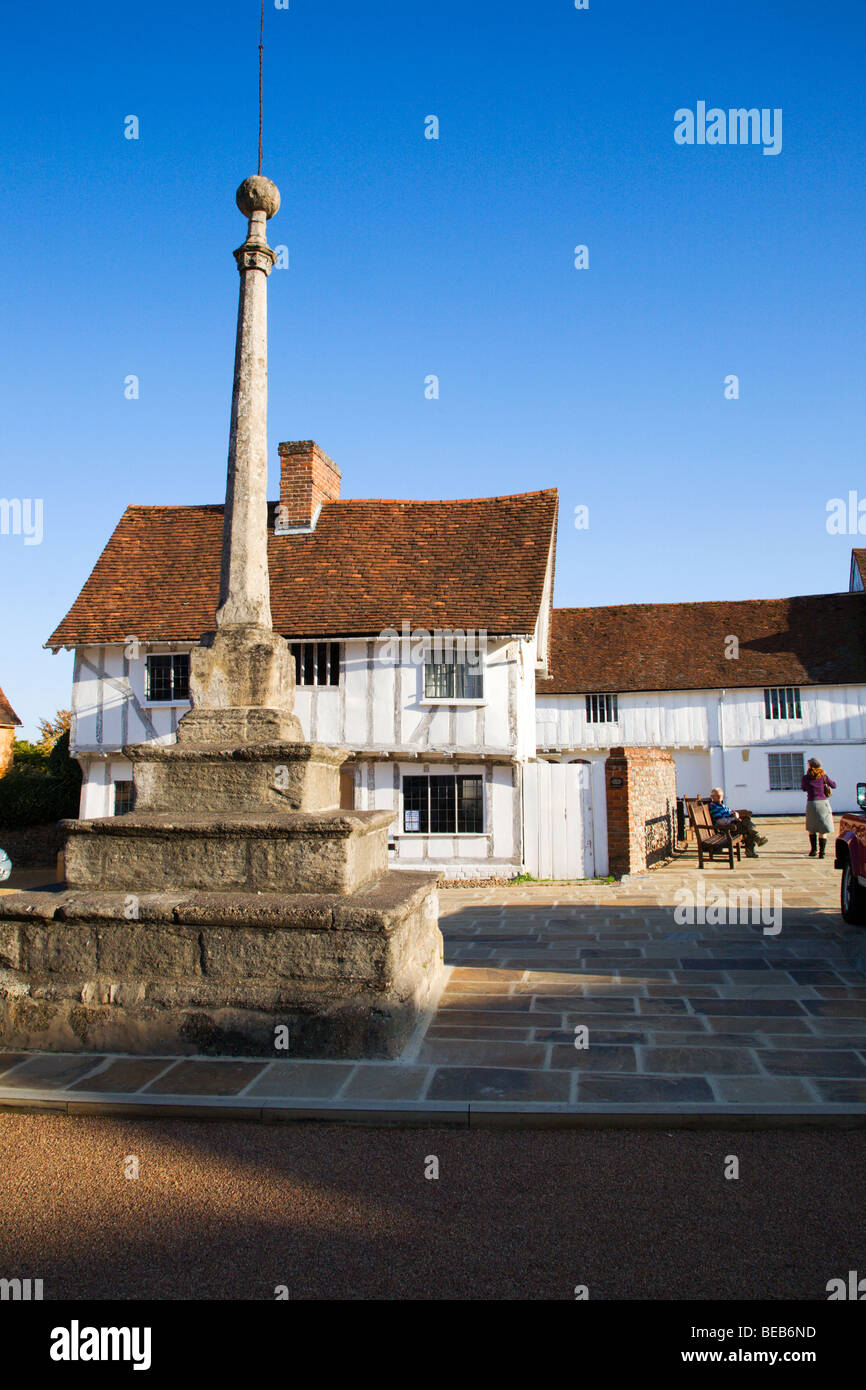 Luogo di mercato Lavenham Suffolk in Inghilterra Foto Stock