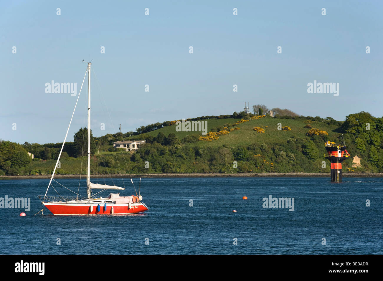 Strangford Lough Tidal Power System, Co. All Irlanda del Nord Foto Stock