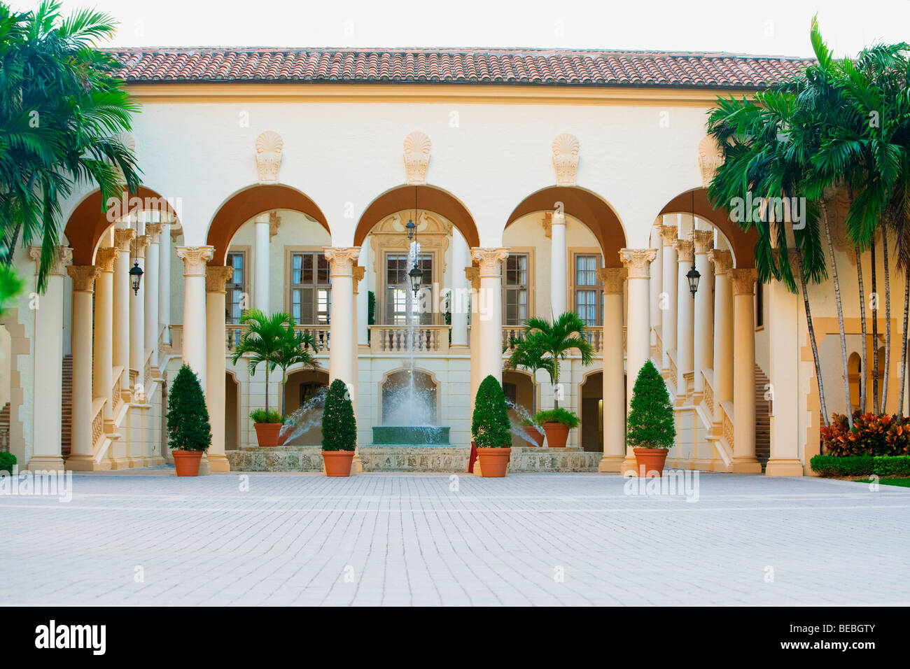 Facciata di un edificio, Biltmore Hotel Coral Gables, Florida, Stati Uniti d'America Foto Stock