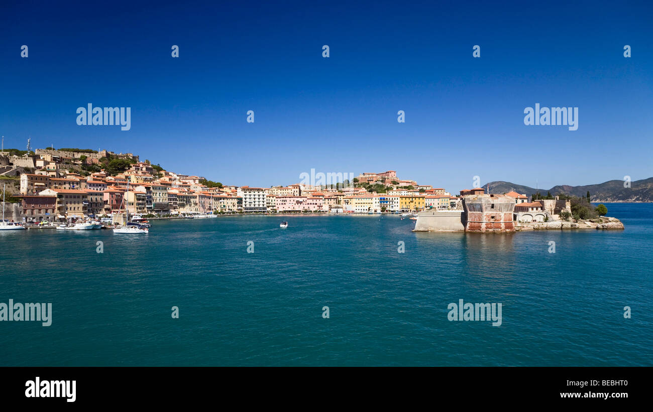 Portoferraio, Isola d'Elba, Mare mediterraneo, Toscana, Italia, Europa Foto Stock