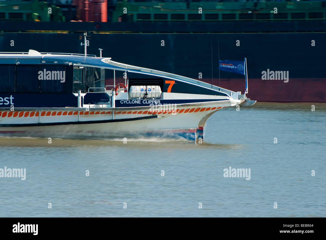 Regno Unito, Inghilterra, Londra, Thames clipper 2009 Foto Stock