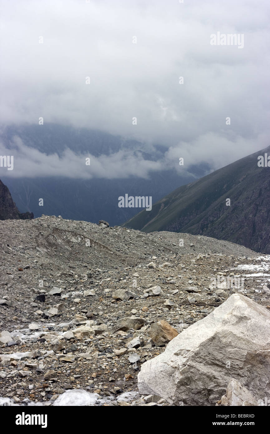 Montagne del Caucaso Foto Stock