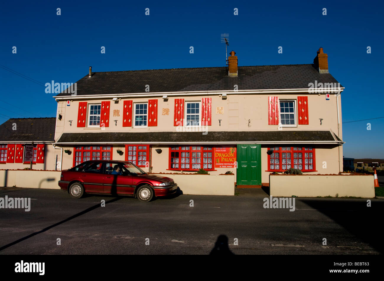 Europa, Regno Unito, Galles, cinese takeaway GALLES Foto Stock