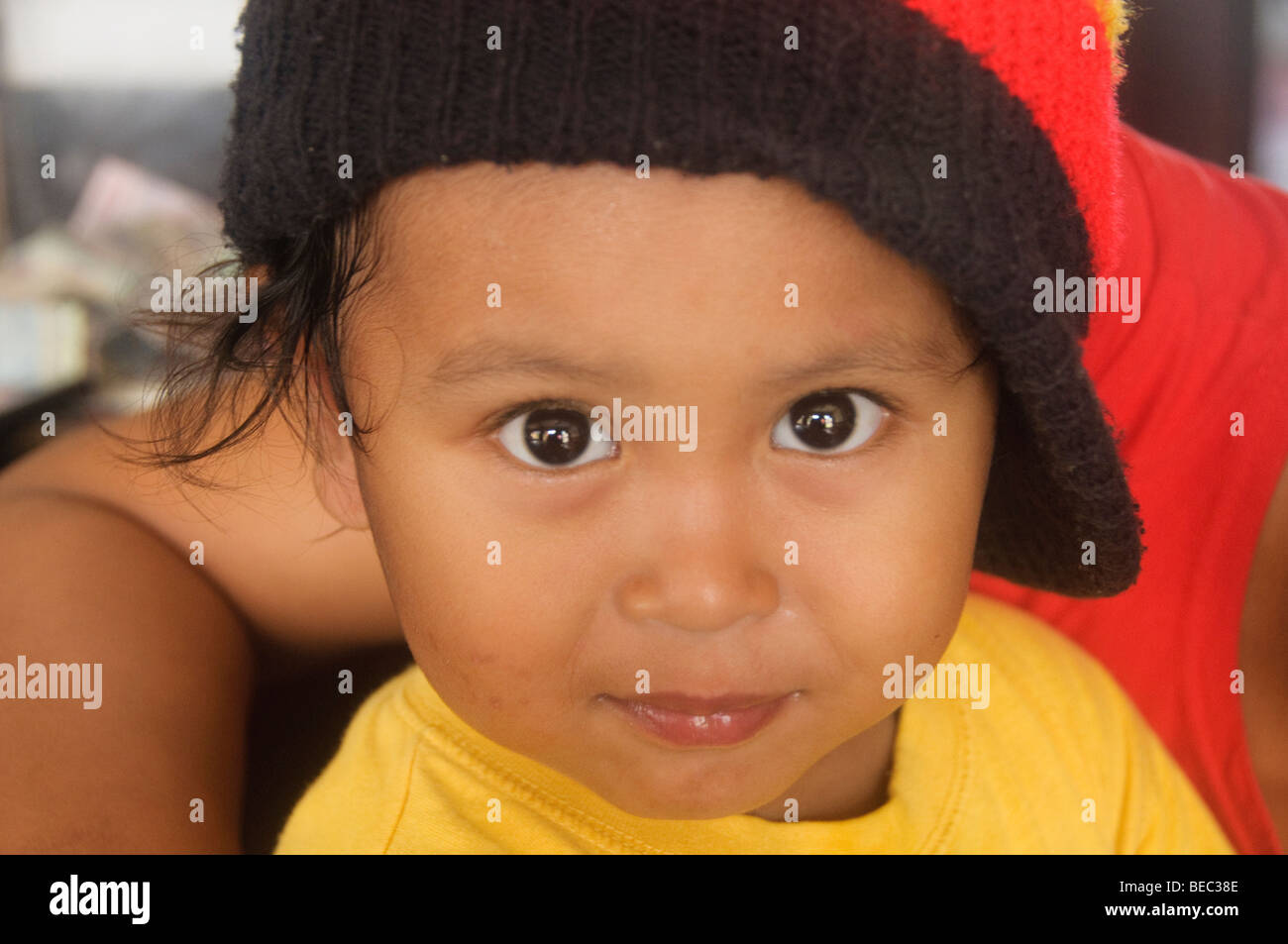 Ritratto di un ragazzo in Bali Indonesia Foto Stock
