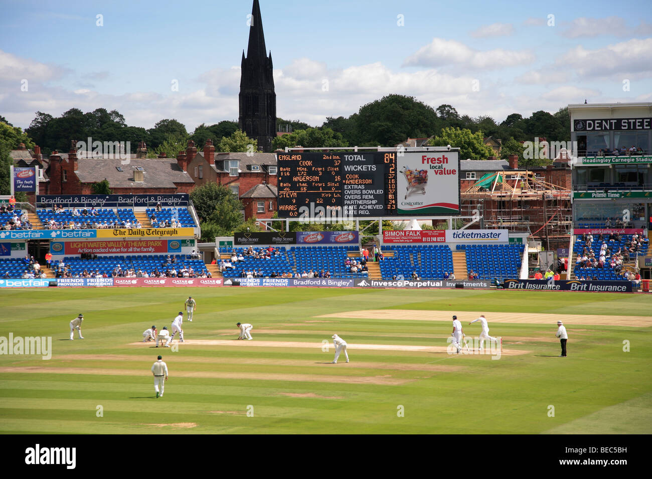 Headingly Carnegie Stadium Yorkshire County Cricket Club England Regno Unito Foto Stock