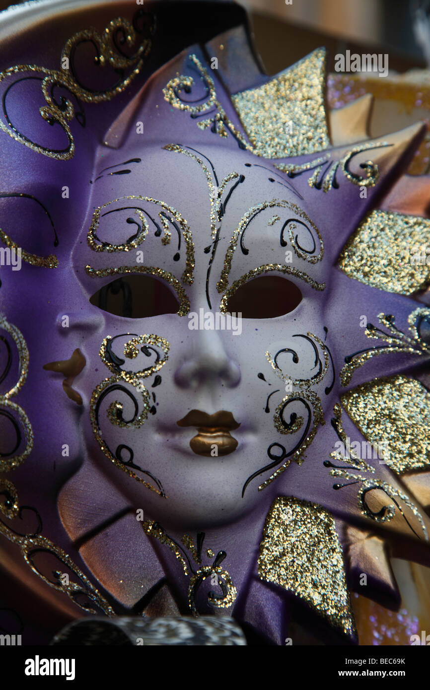 L'Italia, Venezia, maschera di Carnevale Foto Stock
