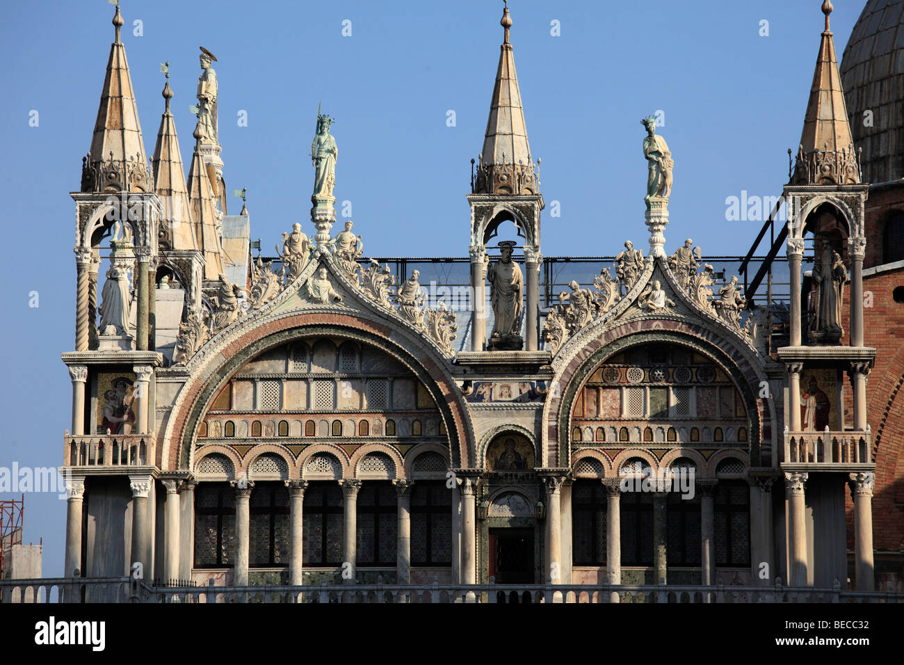 L'Italia, Venezia, Piazza San Marco la Basilica di San Marco Foto Stock