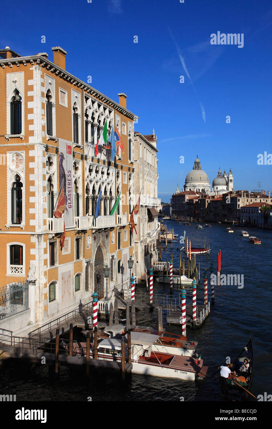 L'Italia, Venezia Canal Grande, Cavalli Franchetti Palace Foto Stock