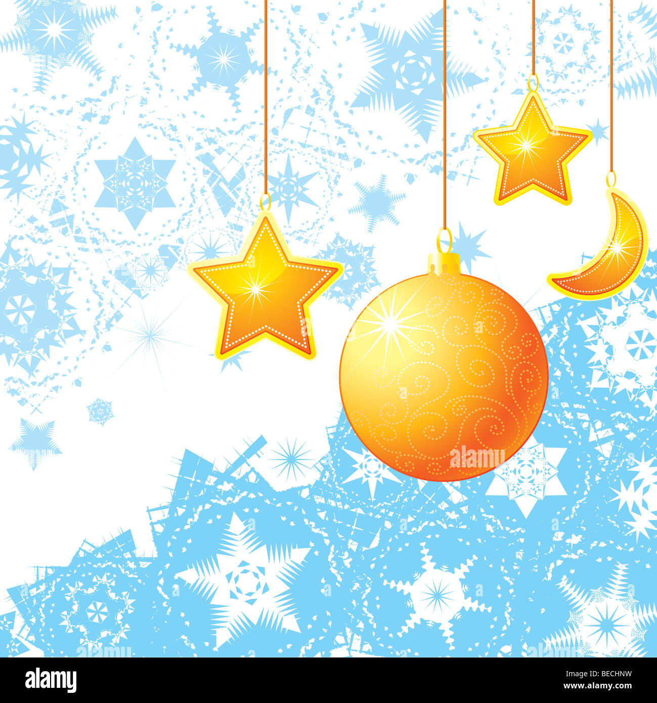 Vettore illustrazione di Natale Foto Stock