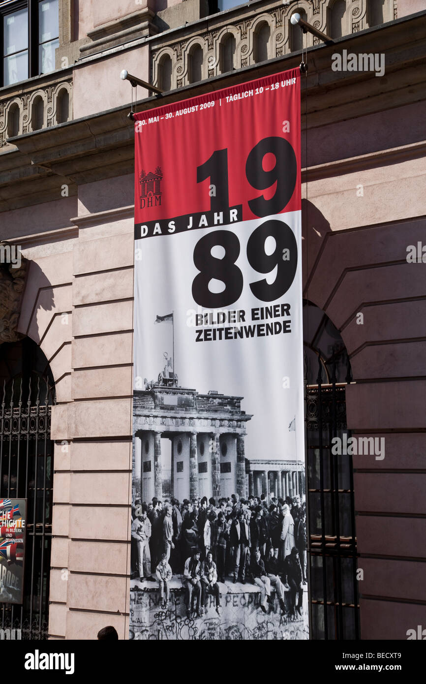 Berlino - 2009, festeggia 20 anni dalla caduta del muro di Berlino Foto Stock