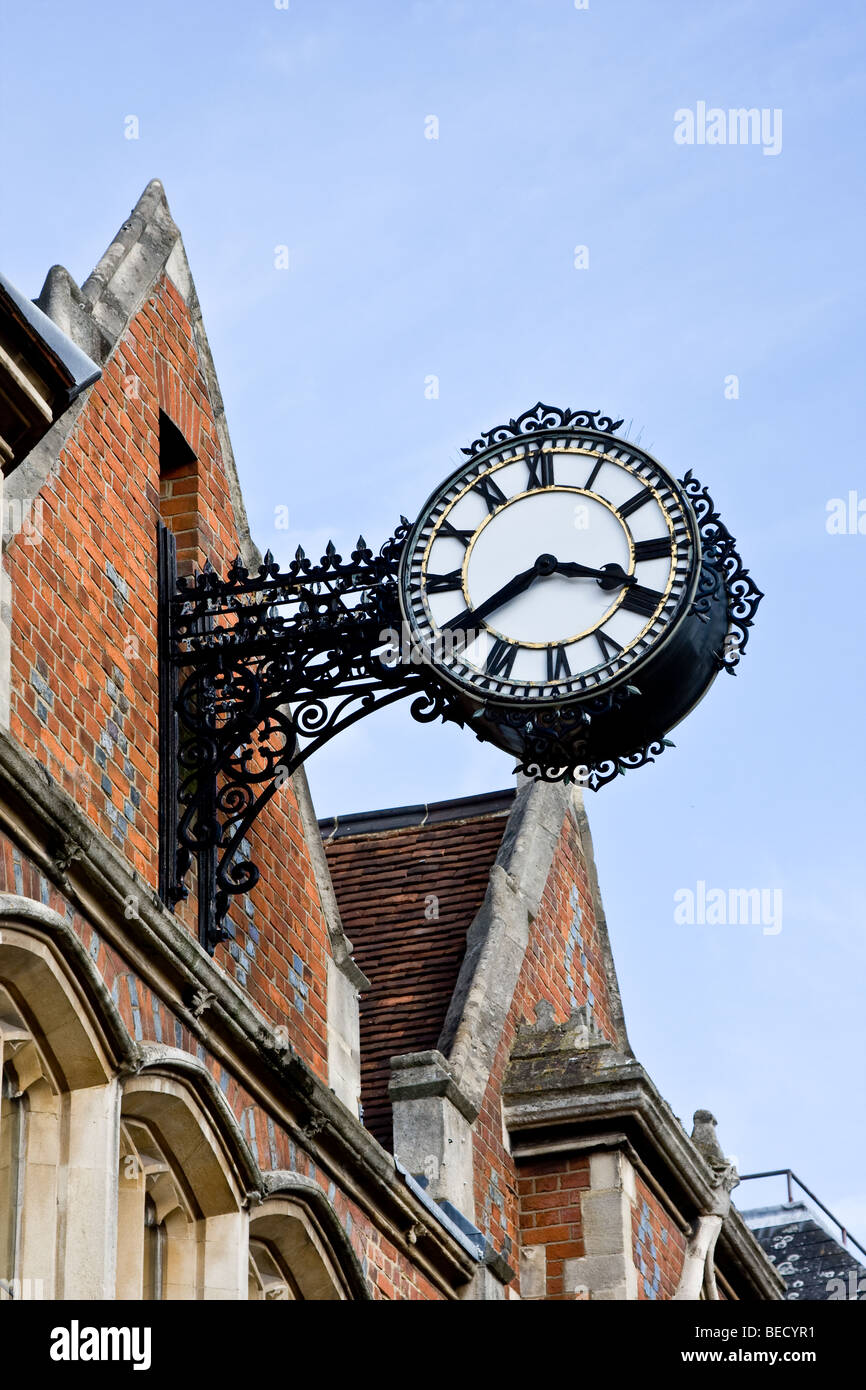 Il Municipio orologio, High Street, Berkhamsted, Hertfordshire Foto Stock