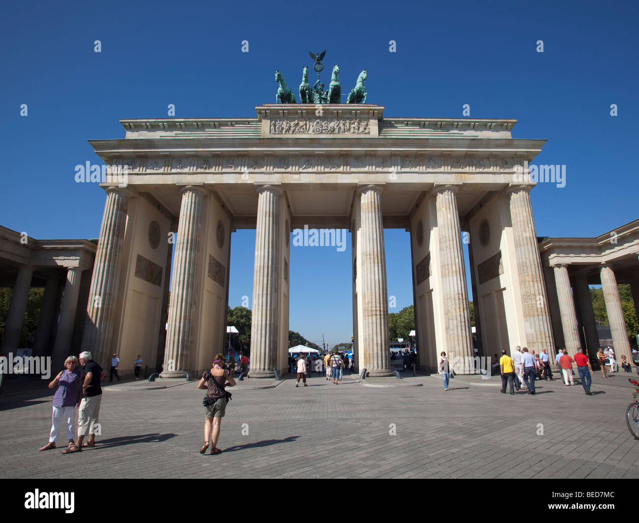 Berlino, Germania - La Porta di Brandeburgo Foto Stock