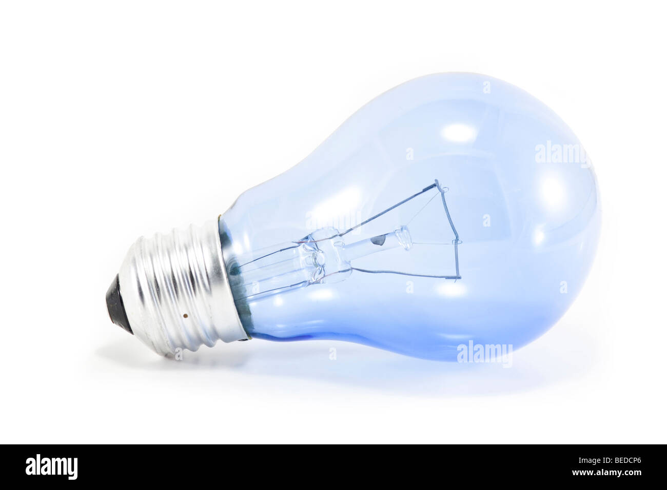 Una luce del giorno la luce blu globe Foto Stock
