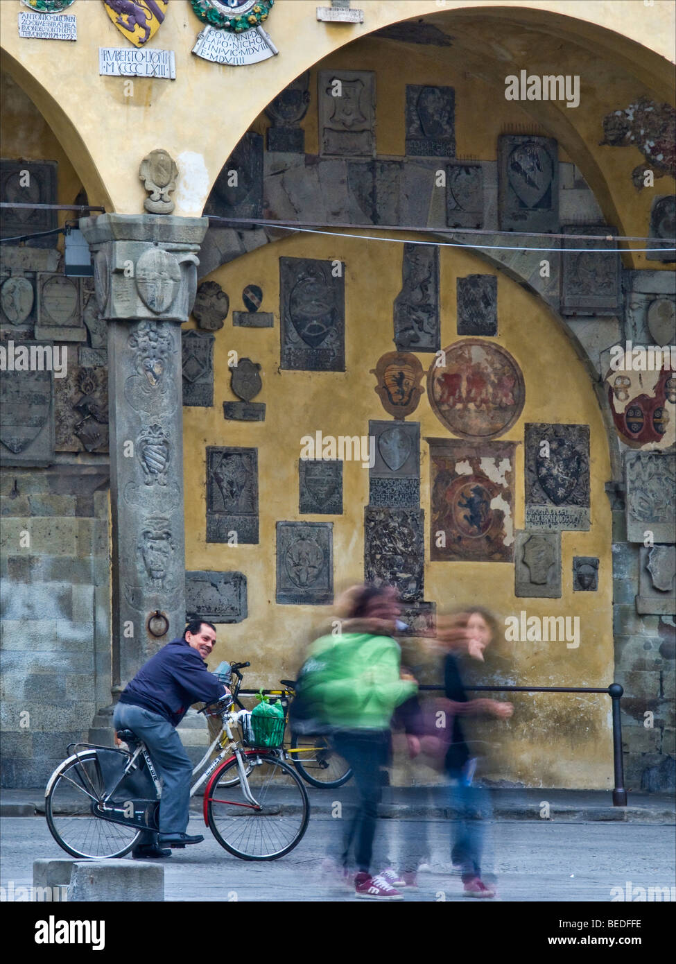 San Giovanni Valdarno street life Foto Stock