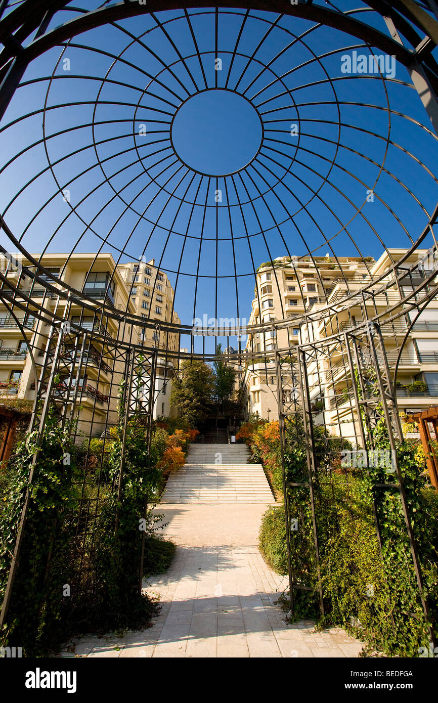 Parco di Passy, Parigi Foto Stock