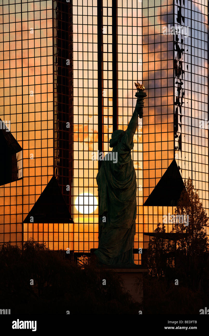 Statua della Libertà, Parigi Foto Stock