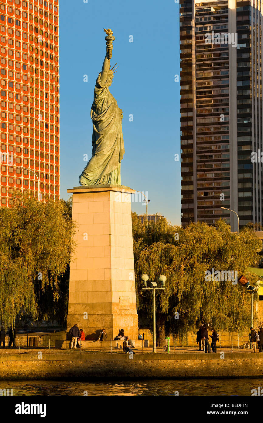 Statua della Libertà, Parigi Foto Stock