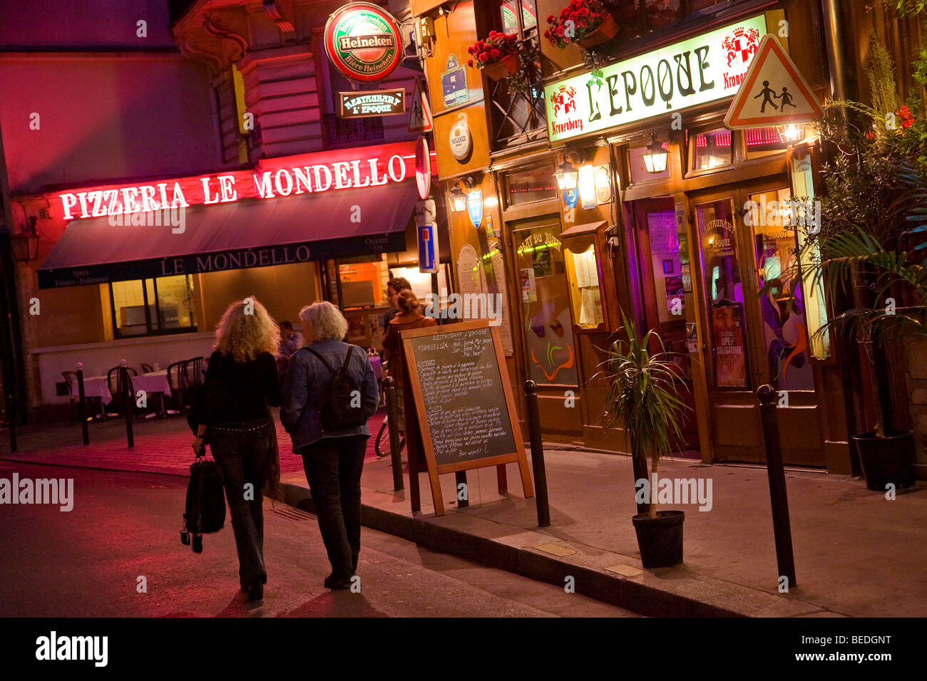 CARDINAL LEMOINE STREET, Parigi Foto Stock