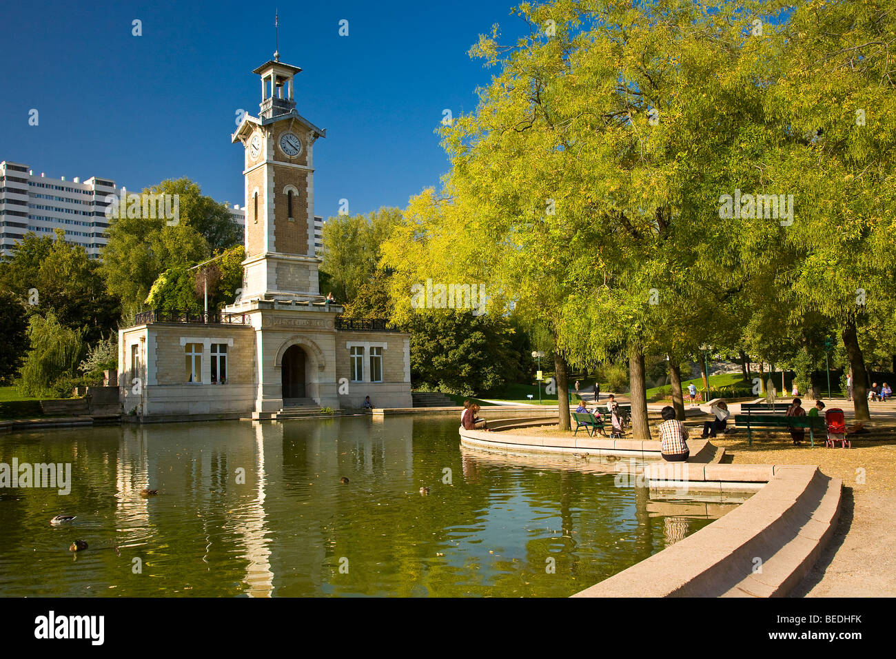 GEORGES BRASSENS Park, Parigi Foto Stock