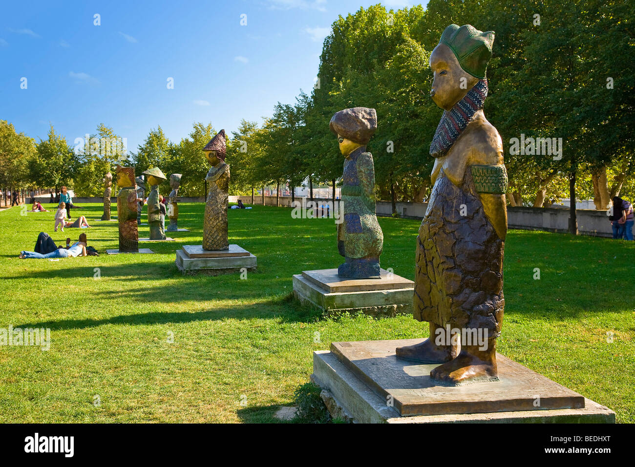 Al Parco di Bercy, Parigi Foto Stock