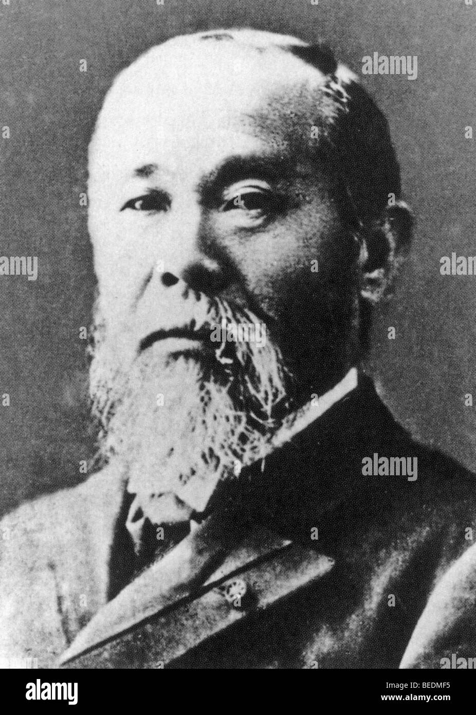Il principe Hirobumi Ito (1841-1909) ha sollecitato la modernizzazione del Giappone occidentale lungo linee europee Foto Stock