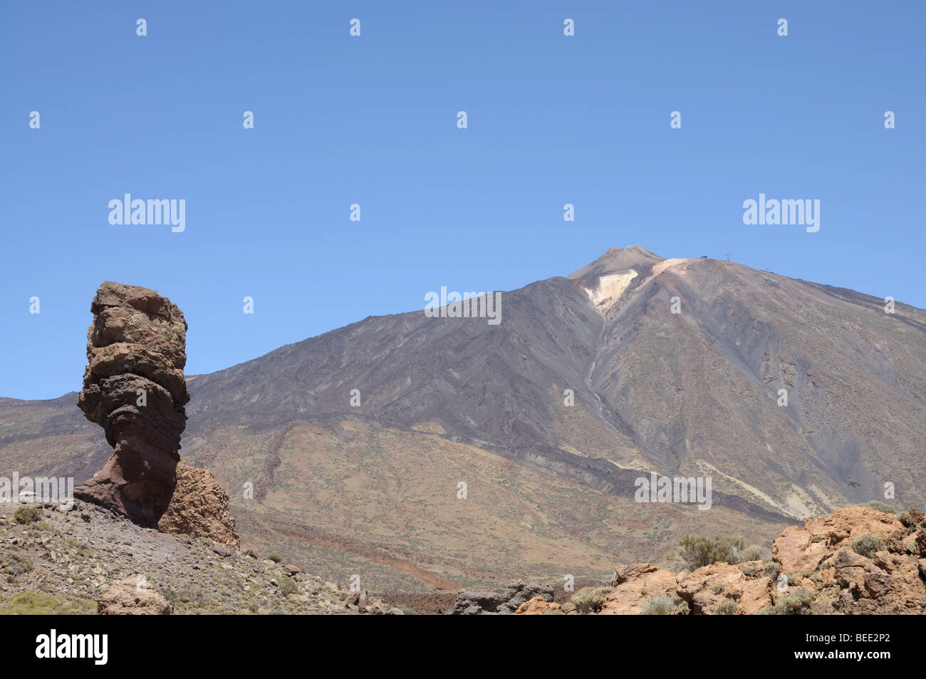 Vulcano Teide, Isola Canarie Tenerife, Spagna Foto Stock
