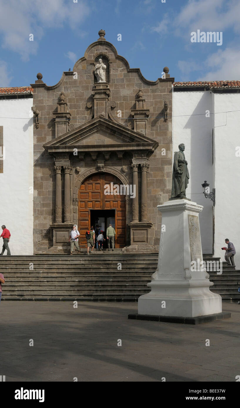 La Iglesia de El Salvador chiesa, Santa Cruz de la Palma la Palma Isole Canarie Spagna Foto Stock