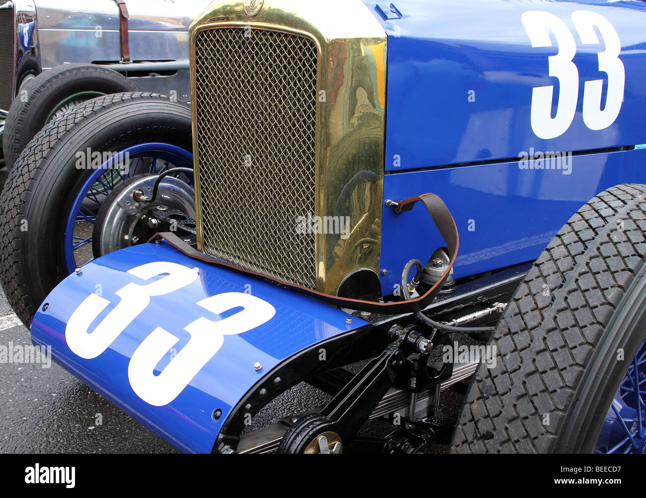 Dettaglio di una speciale Macdonberg, 1932 Touring Car, a Lobethal Gran Carnevale di sulle colline di Adelaide, Australia del Sud. Foto Stock